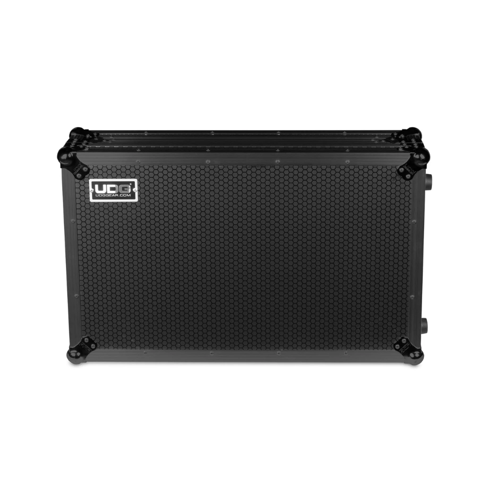 UDG Gear UDG Ultimate Flight Case Pioneer DJ DDJ-REV7 Plus (Laptop Shelf + Wheels), Black