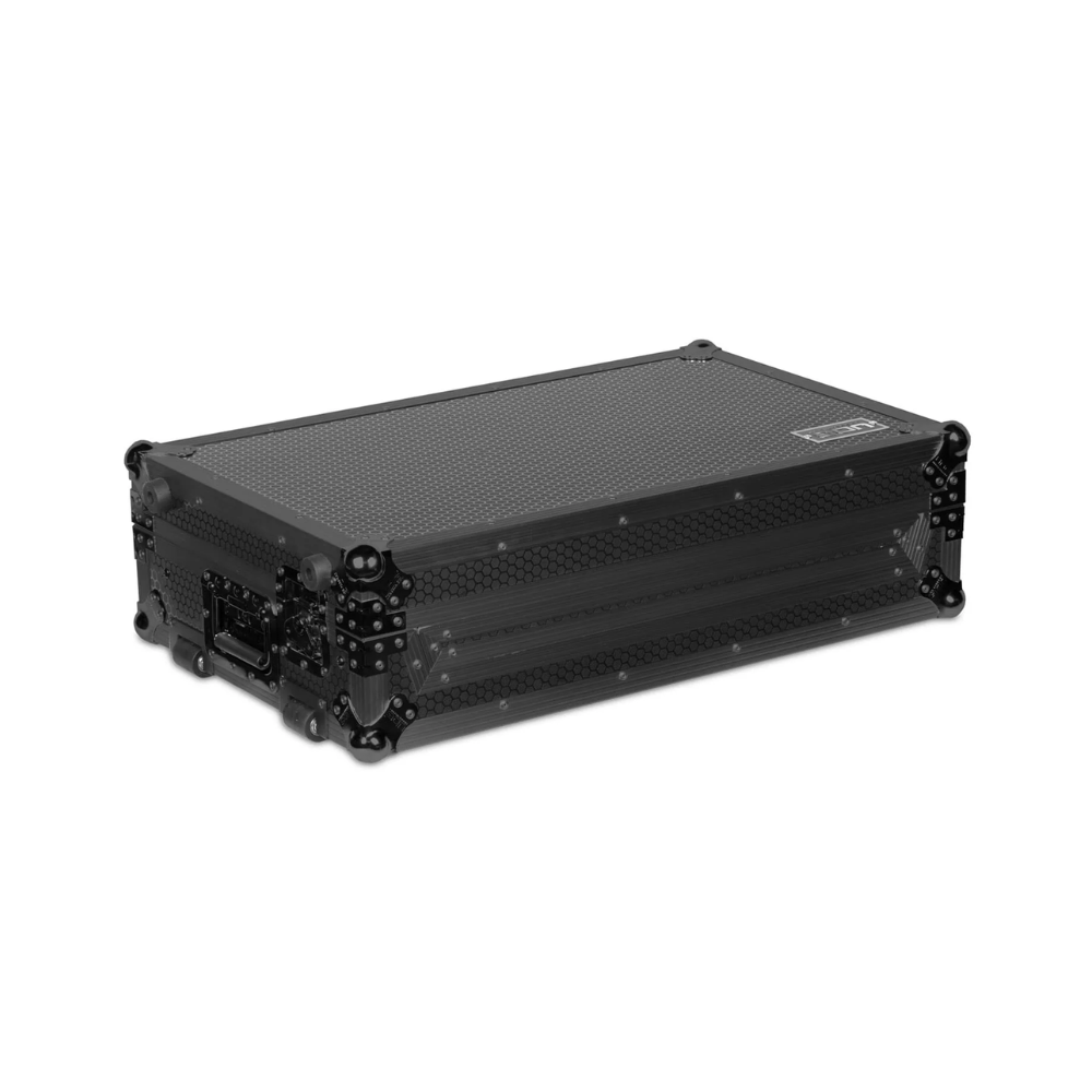 UDG Gear UDG Ultimate Flight Case Pioneer DJ DDJ-REV7 Plus (Laptop Shelf + Wheels), Black