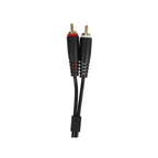 UDG Gear UDG Ultimate Audio Cable Set RCA Straight - RCA Angled, Black, 3 m