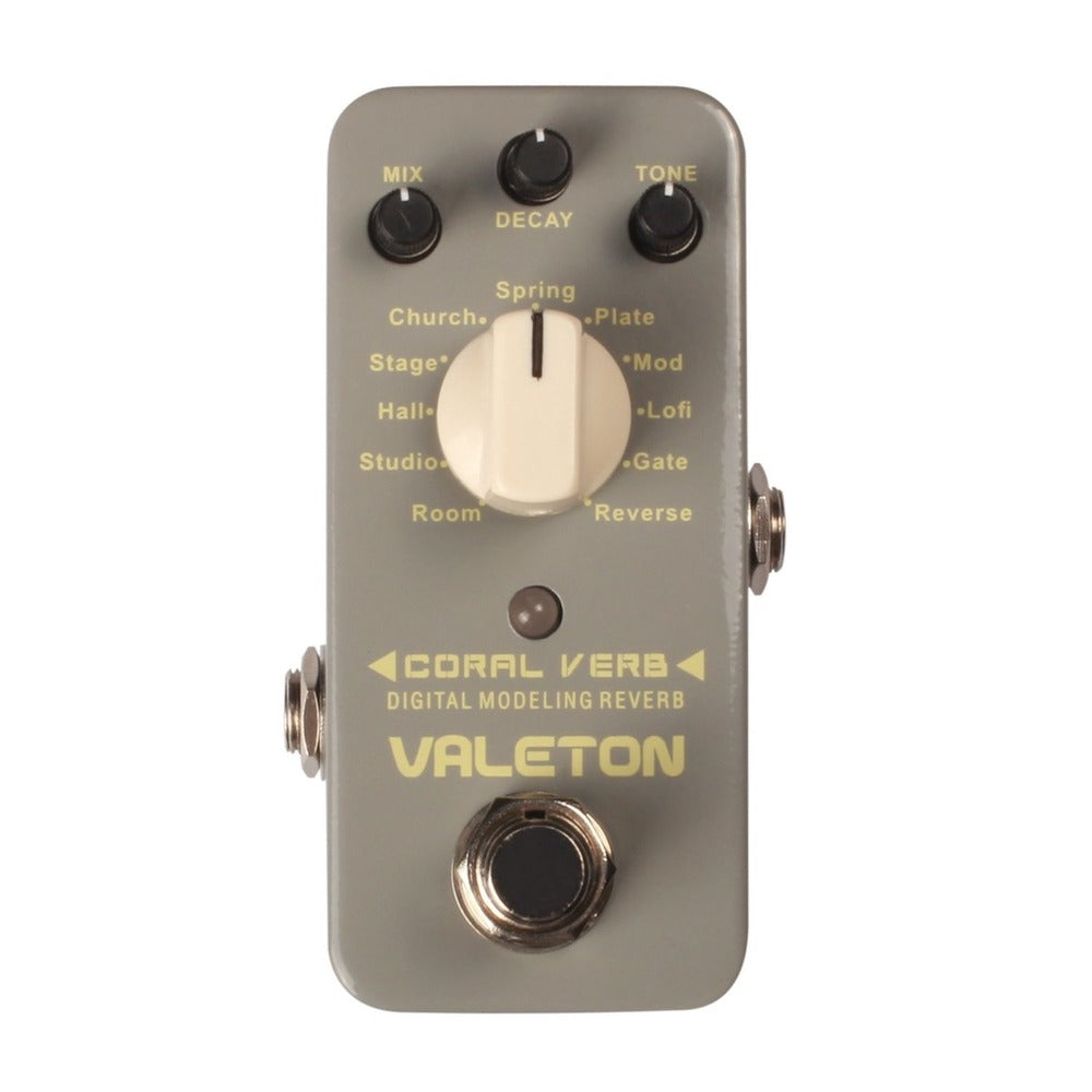 Valeton CRL-9 Coral Verb II Digital 16 Types Reverb Modeling Pedal