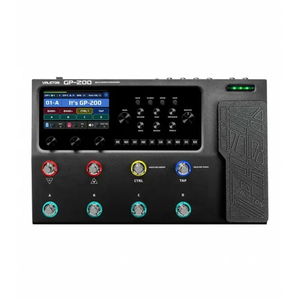 Valeton GP-200JR Multi-Effects Processor, (with 9V Power Supply)