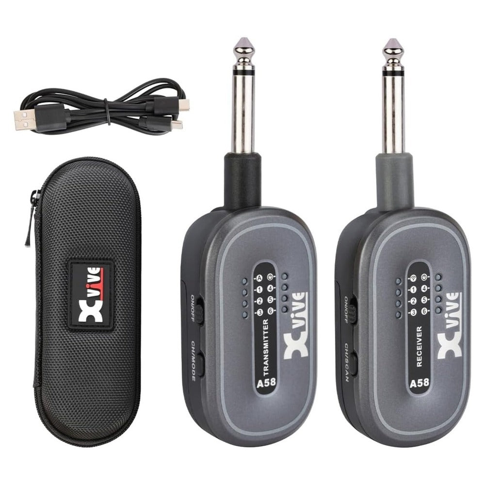 Xvive A58 5.8 GHz Guitar Wireless System Rosewood Color